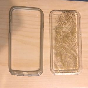 Cute bronze henna floral print case for iphone 6